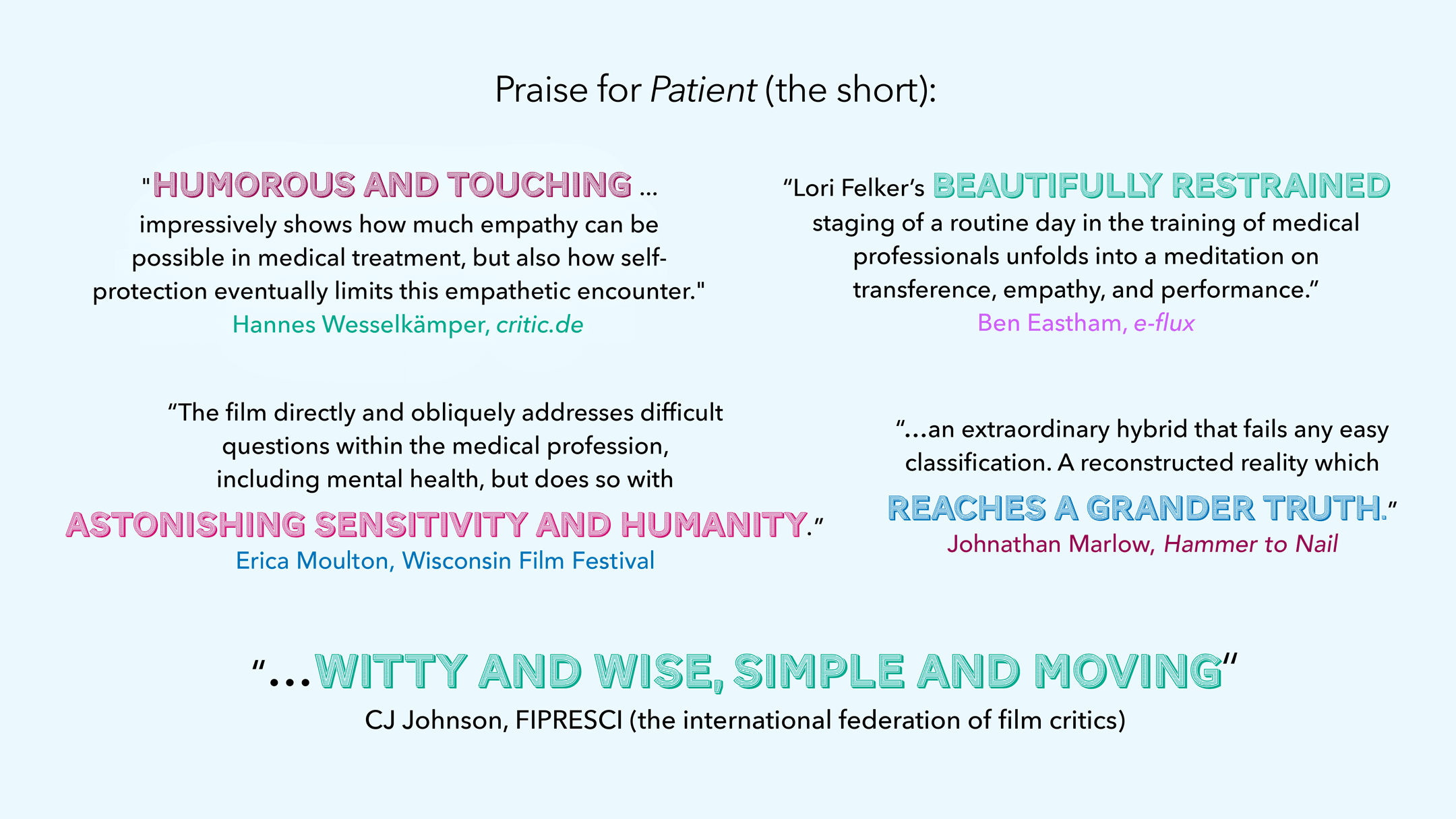 Patient Film